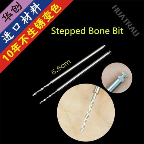 Medical Orthopaedic Instruments Stainless Steel 1.1 1.5 mm Step Limited Hand Foot Surgery Bone drill Bit Quick change animal VET