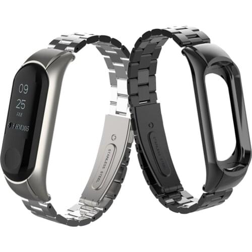 New Arrival Sports Replacement Metal Wrist Strap Band Suitable for Xiaomi Mi Band 3 Smart Bracelet