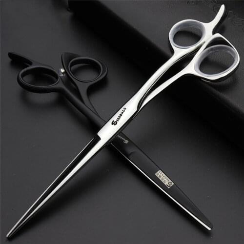 New 6/6.5 inch haircut scissors Japanese 440C steel scissors suitable for beauty salon barber stylist scissors free custom logo