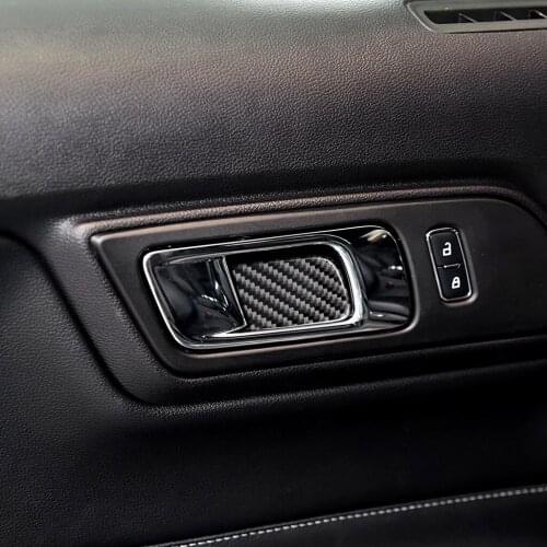 It Is Suitable For Mustang (2015-2020) The Carbon Fiber Interior accessories Door Bowl
