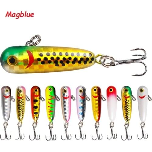 MAGBLUE 1Pcs/Lot Penpcil Fishing Lure Artificial 2.3g/3.5cm Sinking Hard Bait Wobblers With Treble Hook Minnow Pike Shads Tackle