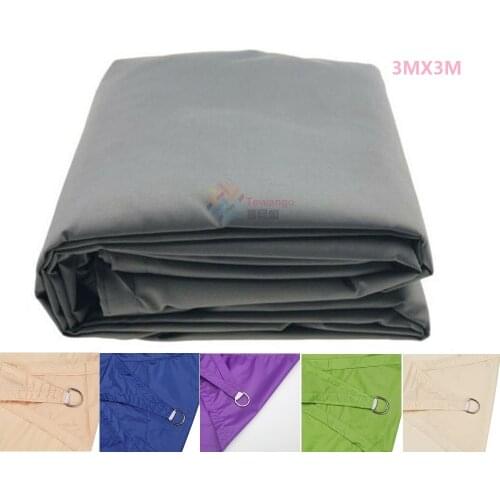 3MX3M Oxford Cloth Waterproof Sun Shelter Outdoor Sunshade Sail Garden Anti-UV Pool Shading Awnings Colorful Camping Tent Canopy