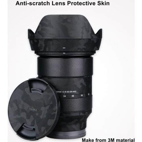 3M Material Anti-scratch Lens Protective Skin For Sigma 24-70mm F2.8 DG DN | Art E Mount Protector Coat Wrap Cover Sticker Film