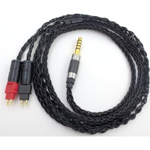 2 Pin Upgraded Cable for Sennheiser HD600 hd580 HD650 hd660s Headphone 8-Core Monocrystalline Copper Silver-plated Wires