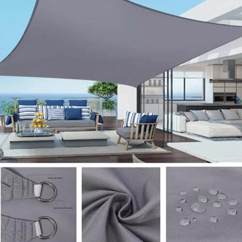 300D awningSummer outdoor waterproof anti-UV shade canvas Oxford cloth sunscreen rain cover garden courtyard awning