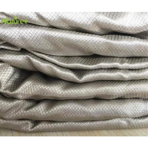 50cm*145cm Silver Fiber EMF/RFID/EMI/RF Blocking Radiowave/Microwave Shielding Fabric Faraday Earthing/Grounding