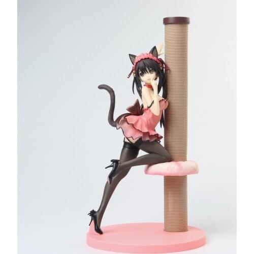 Anime Date A Live Nightmare Tokisaki Kurumi Dress Cat Ver. Nightmare Nekomusume Sexy KADOKAWA Figure Figure 24cm