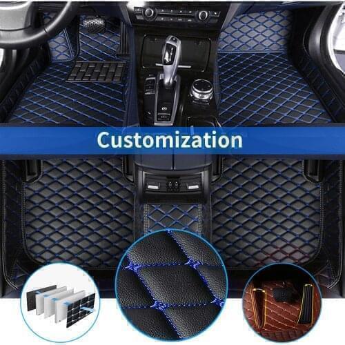 Custom Car Floor Mats For Mitsubishi All Model ASX Eclipse Montero Lancer Pajero Outlander Triton Car Styling Auto Floor Mats