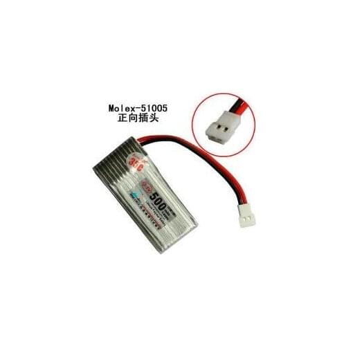 Free shipping 2pcs/lot 500mAh 30C 3.7V power lithium polymer battery 802035 rechargeable battery helicopter UAV aircraft battery