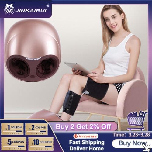 JinKaiRui Electric Health Care Antistress Muscle Release Therapy Rollers Shiatsu Gua Sha Heat Foot Massager Machine Device