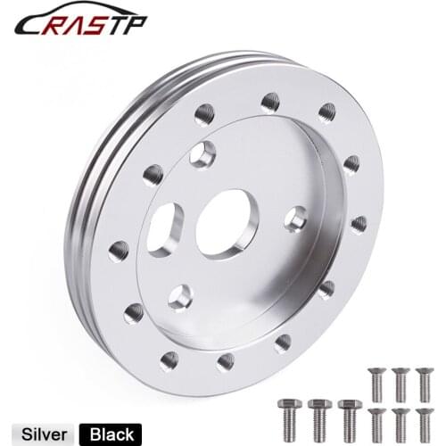 Black Silver0.5" Hub for 6 Hole Steering Wheel for Grant APC 3 Hole Adapter Boss Kit Car Spacer Steering Wheel Padding RS-STW023