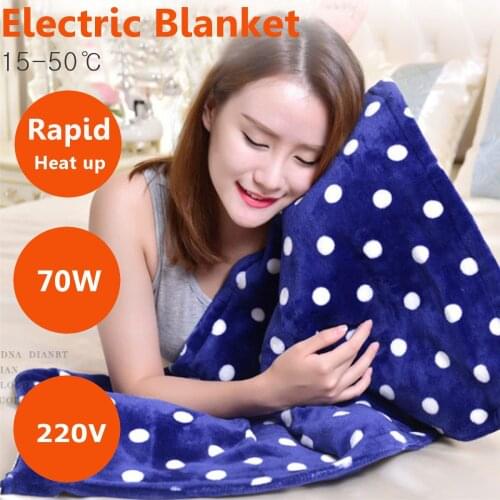 80x50cm USB Electric Heater Warming Heating Blankets Pad Heated Shawl Removable Home Office Winter Warm Blanket Bed Sofa Warmer