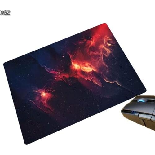 XGZ starry sky pattern small mouse pad 22X18cm game player computer notebook youth office keyboard carpet table mat