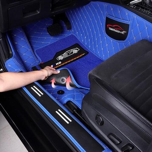 Fashion 3D Car floor mats For Volkswagen 2019 LAVIDA BORA Tiguan 2020 new Magotan b8 Passat Waterproof PU leather cushion