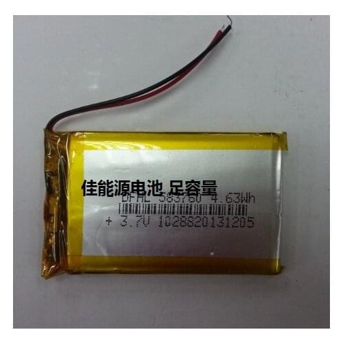 3.7V lithium polymer battery 403759 900MAH mobile power GPS navigator PSP game machine Rechargeable Li-ion Cell