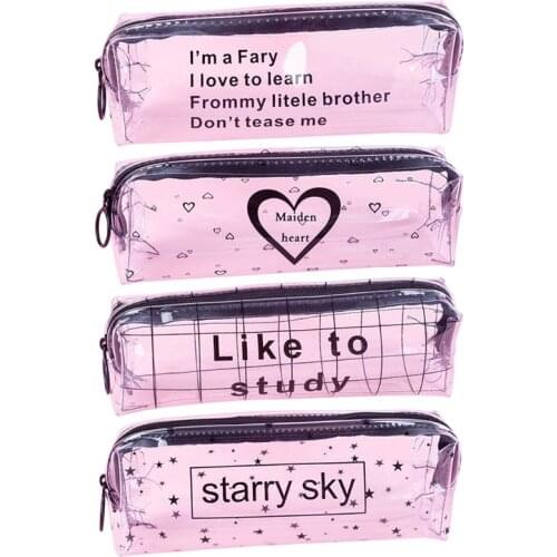 LIY7 Transparent Pencil Cases