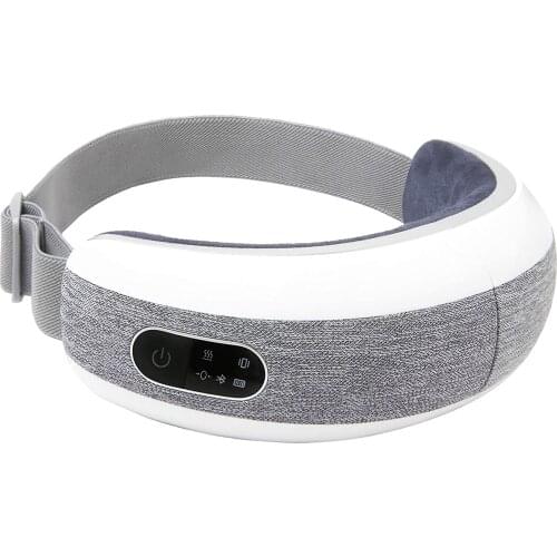 Eye Massager 4D Smart Airbag Vibration Eye Care Instrument Hot Compress Bluetooth Eye Massage Glasses Fatigue Pouch & Wrinkle