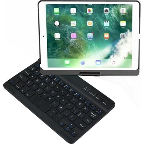 Mini 7 inch Keyboard Portable Bluetooth Rechargeable Easy Charging Lithium Battery Durable Practical for Tablet/Computer/Phone