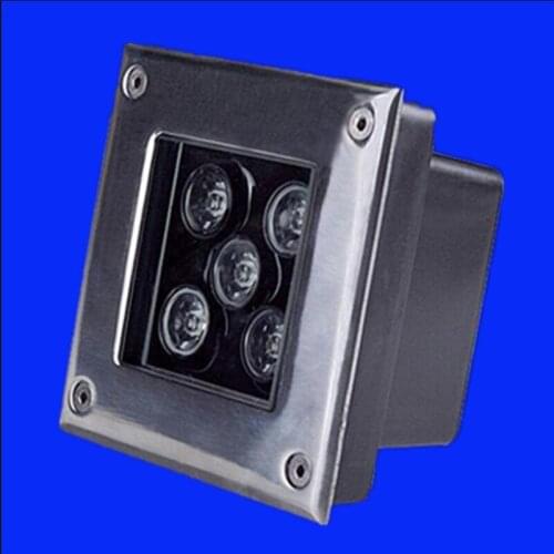 Outdoor LED Decorative Lighting Waterproof 5W LED Buried Inground Spotlight Dimmable Square LED Underground Light Landscape Lamp