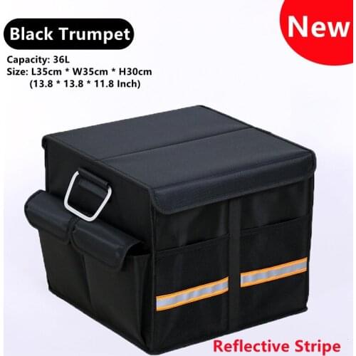 Car Trunk Organizer Box Large Capacity Auto Multiuse Oxford Stowing Tidying Folding For Emergency Storage Box