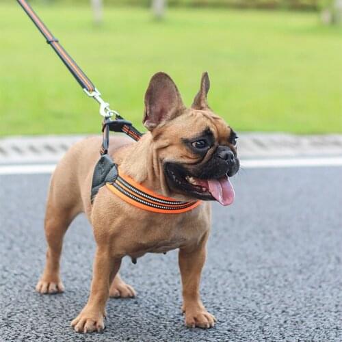 Dog Harness Reflective Vest Harnesses Adjustable Chest Strap Safety Pet Harness Lash Set For Small Big Dogs Training Belt