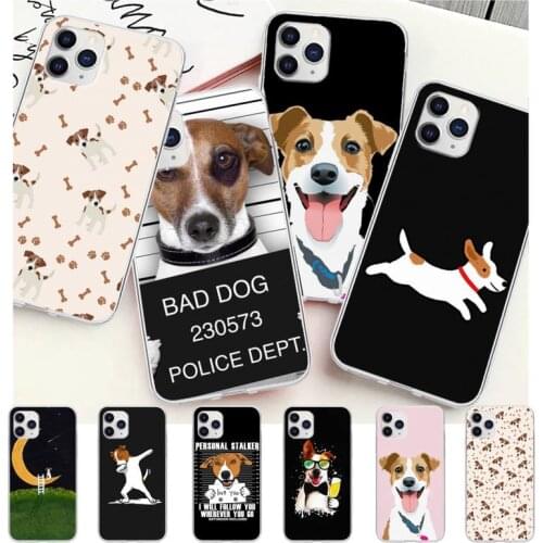 Jack Russell Terrier Dog Transparent Mobile Phone Case Cover For IPhone 12 11 Pro Max Xs X Xr 7 8 6 6s Plus 5 5s Se 2020