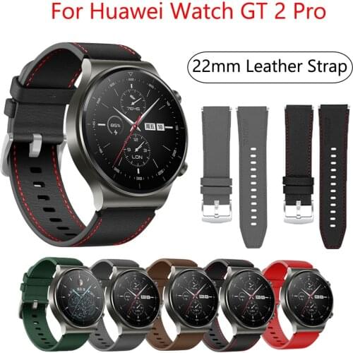 Genuine Leather Official Bands For Huawei Watch Gt 2 Pro Sport Original Watchband For Gt2 Pro GT2proWristband Straps Bracelet