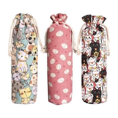 High Quality thermos flask mug covers thermo vacuum cup case bag Sleeve sheath barrass jacket with Braces