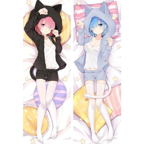 Japanese Anime Pillow Case Dakimakura Hugging Fullbody Pillow Cover Double-sided Pillow Case Decorative Cushion Cover