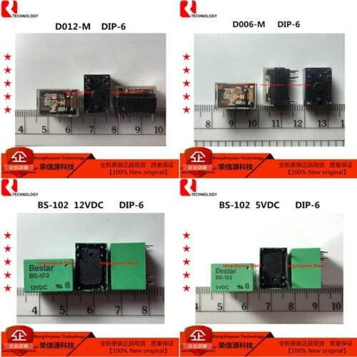 1pcs D012-M D012 D006-M D006 BS-102 12VDC BS-102-12VDC BS-102 5VDC BS-102-5VDC Original New 100% quality