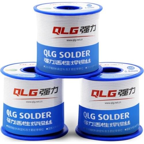 500g 0.5/0.6/0.8/1.0/1.2/1.5/2.0/2.3mm Tin Fine Wire Core Rosin Solder Wire with 2% Flux and Low Melting Point