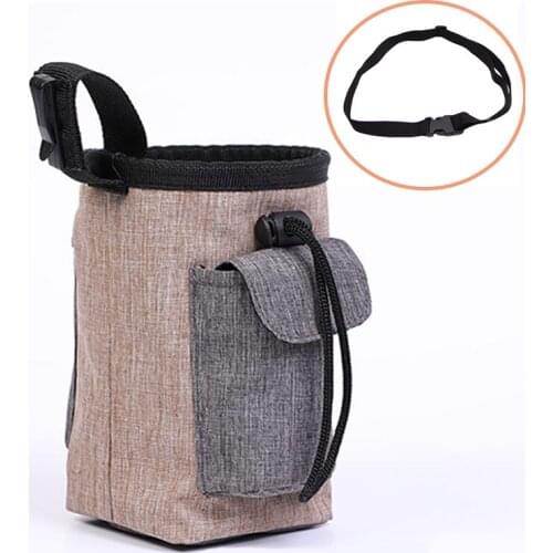 1PC Pet Treat Pouch for outdoor Portable Dog Training Bags Food Container Puppy Snack Reward Waist Bag 15x15x17cm