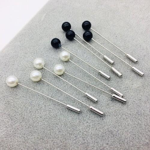 12pcs Pearl Hijab Pins For Women Muslim Safety Headscarf Clips Shawl Brooch Pin Set