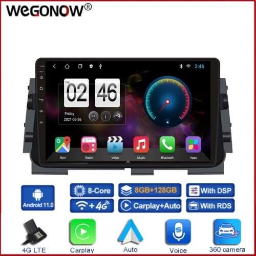 360 Panoramic Camera 6G+128G Android 10.0 Car DVD Player GPS WIFI Bluetooth RDS AM Radio For NISSAN MICRA KICKS 2017 2018 2019