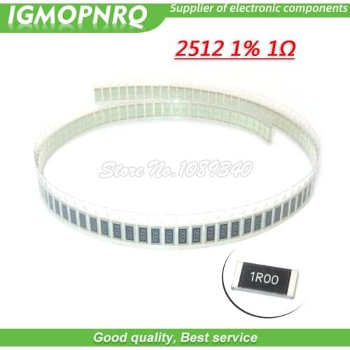 50PCS 2512 SMD Resistor 1 ohm 1% 1W 1R IGMOPNRQ