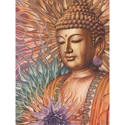 5D Diamond Embroidery Buddha statue DIY Diamond Painting Religion Needlework Mosaic Picture Rhinestone Cross Stitch Home Decor