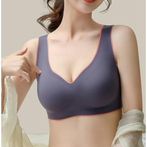 Seamless Bra Plus Size Wire Free Brassieres Womans Underwear Summer Pad Womens Intimates Lingerie Femme Underwear & Sleepwears