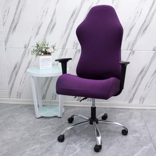 Office Chair Cover Gaming Competition Spandex Chair Cover Elastic Seat Cover for Computer Chair Case Armchair Cover Candy Color