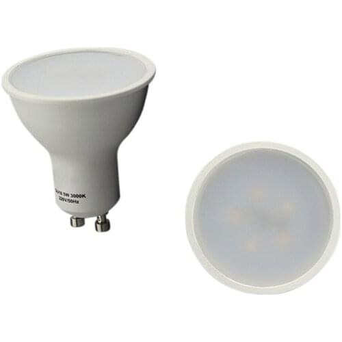 DC 12V Mr16 LED Bulbs Gu10 110V 220V Spotlights SMD 5730 Dimmable Lamps Home Lighting white pc+Aluminum Real Watt