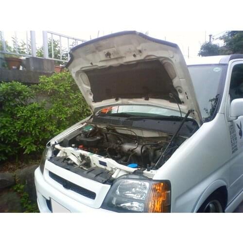 For Honda Stepwgn RF1/2 1996-2001 Front Bonnet Hood Modify Gas Struts Carbon Fiber Spring Damper Lift Support Absorber
