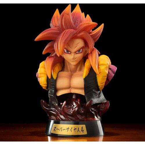 Dragon Ball GK Bust of Son Goku Lightening Action Figure Ornament Model Toys Collectible Goku Figurine Car Decoration Gift