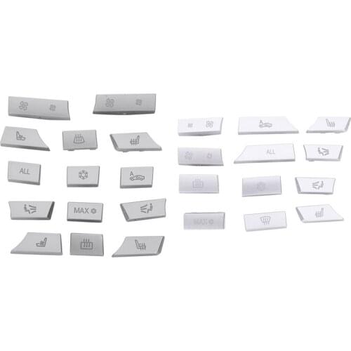 ABS Air Conditioner Buttons Sequins Decoration Cover Trim For BMW F10 F11 F06 F01 E70 E71 F25 F26 Replacement Type Car Accessori