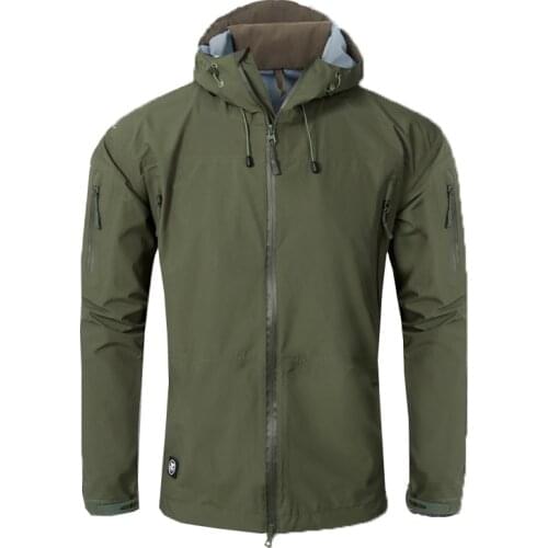 Tactical Men Full Adhesive Hardshell Jacket Outdoor Camping Climbing Sports Hiking Military Combat Male Fishing Waterproof Coat