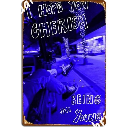 Cherish You Metal Sign Cinema Garage Party Plaques Create Tin Sign Poster