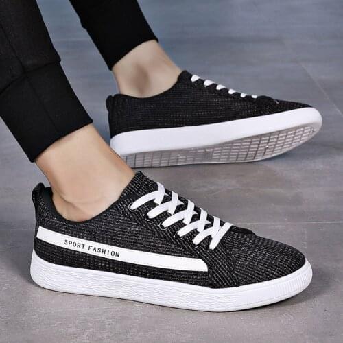 2019 Hot Sale Four Seasons Running Shoes Men Lace-up Athletic Trainers Zapatillas Sports Shoes Men Outdoor Walking Sneakers