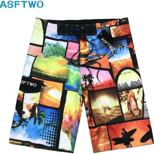 Wholesale New Mens Board Shorts Beach Brand Shorts Surfing Bermudas Masculina De Marca Men Boardshorts Surf 2019 New Summer
