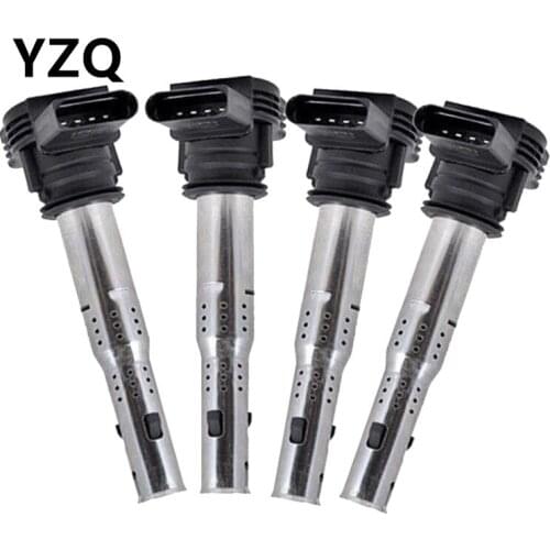 OEM 06H905115 06H905115A 4PCS/Set Ignition Coil For Audi A3 A4 TT Q3 Q5 VW Golf GTi Jetta Passat EOS Tiguan 06F905115 07K905715