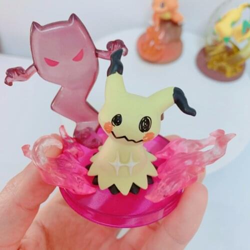 Pokemon Childrens Gifts Anime Doll Model Ornaments Anime Toys Leafeon Glaceon Sylveon Growlithe Mimikyu