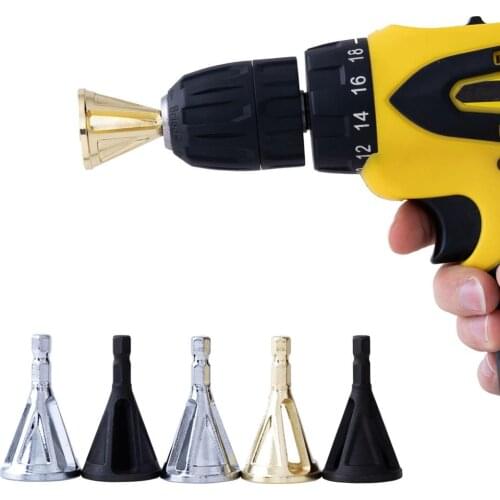 Durable Stainless Drill Bit Deburring External Chamfer Tool Hardness Steel Metal Remove Burr Tools Hand Tools Woodworking Silver