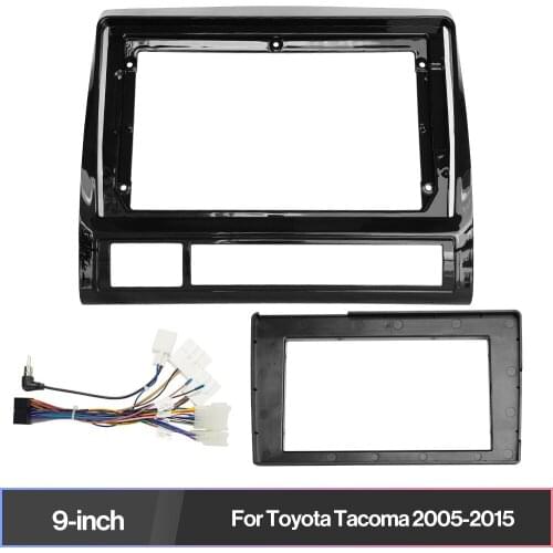 2 Din Car Player Frame For Toyota Tacoma 2005-2015 Car Stereo Panel Installation Mounting Dash Kit A-AC-TYTM02X-ST